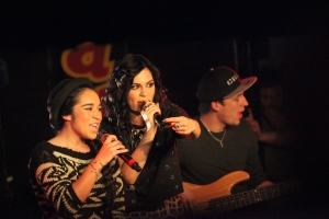 Jessie J with Chelcee Grimes performing at The Cavern in Liverpo